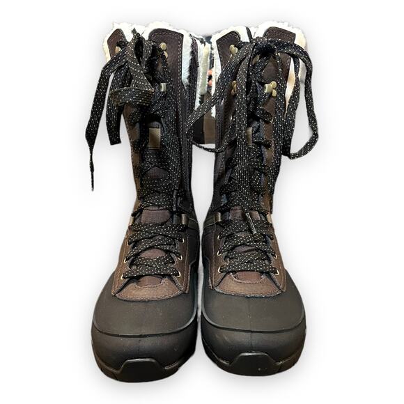 NWOT Merrell Espresso Aurora Tall Ice+ Waterproof Boots Women's Size 5 - Picture 2 of 8